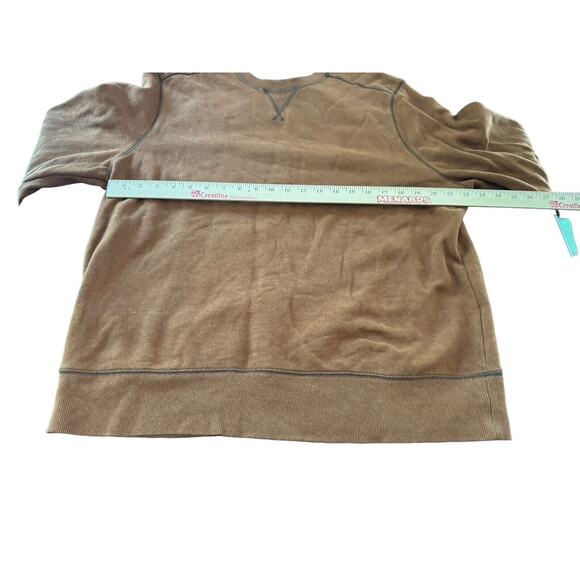 GH Bass Sweater Men's XL Rust Brown Pullover Long Sleeve Crew Neck Winter Fall - Picture 8 of 8